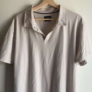 Mens Cuts polo. Size XXL. Beige